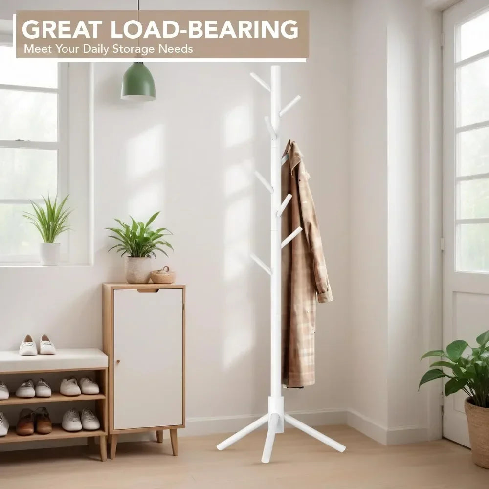 Luxury Floor Standing Clothes Rack - Easy Install & Storage