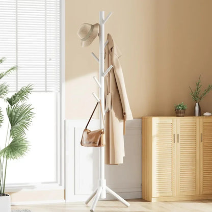 Luxury Floor Standing Clothes Rack - Easy Install & Storage